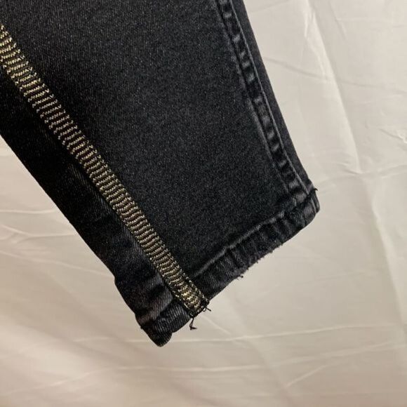 Zara Black High Rise Skinny Jeans NWT - Picture 6 of 9